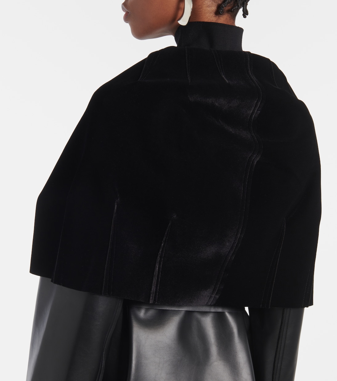 Manteau réversible en cuir synthétique | Norma Kamali