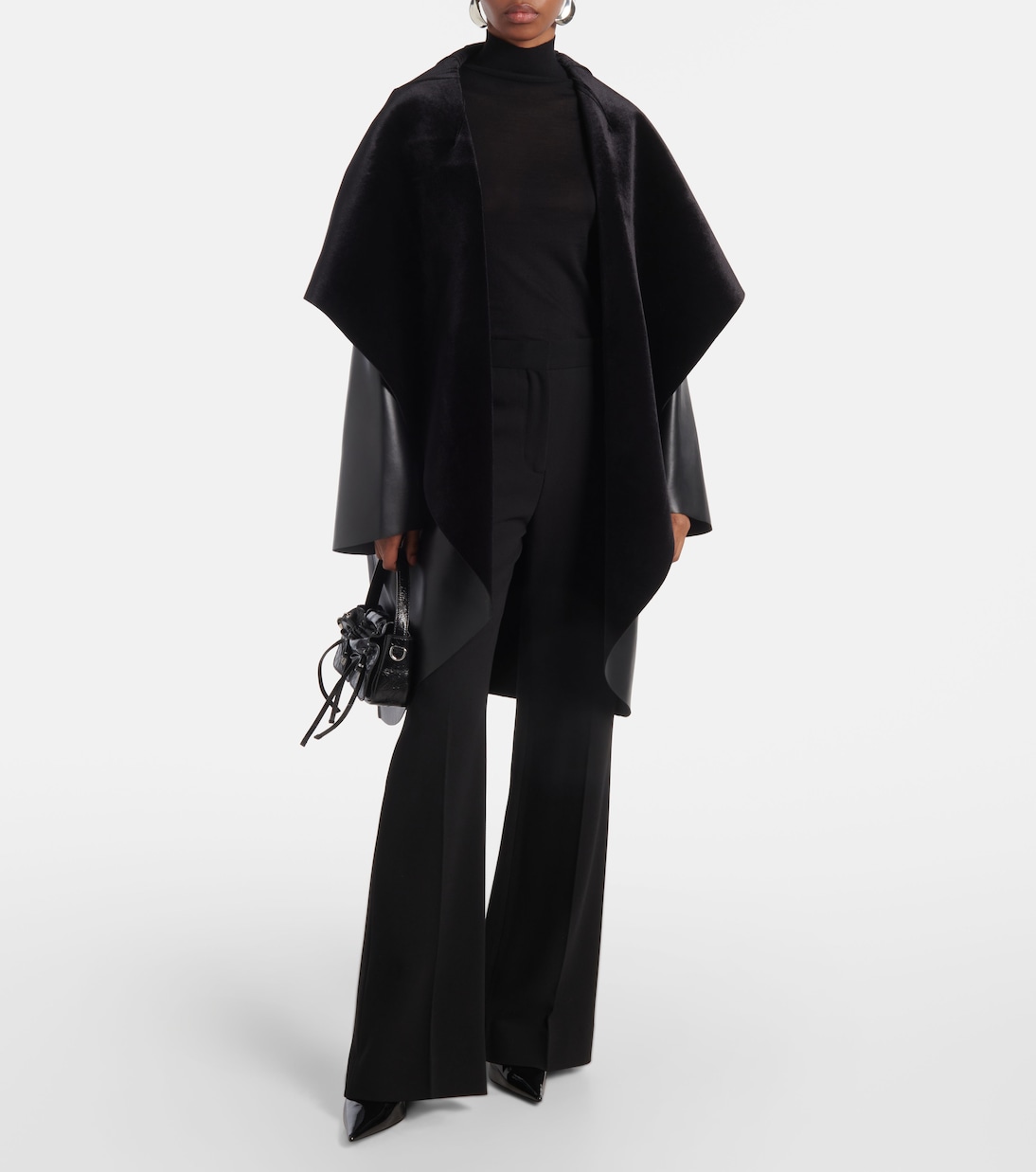 Manteau réversible en cuir synthétique | Norma Kamali
