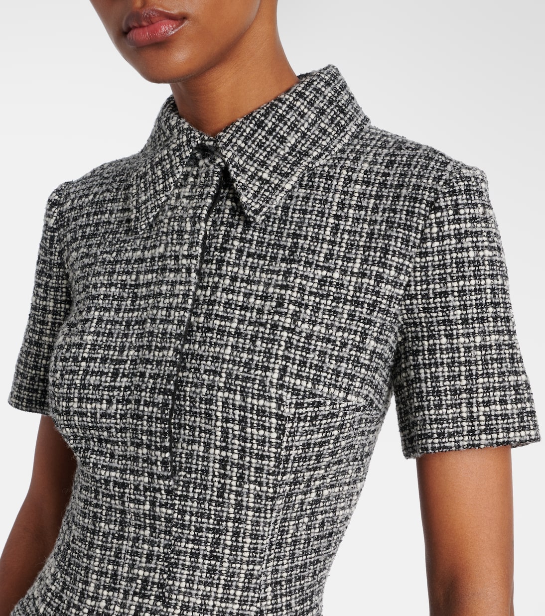 Jody bouclé tweed cockail dress | Emilia Wickstead