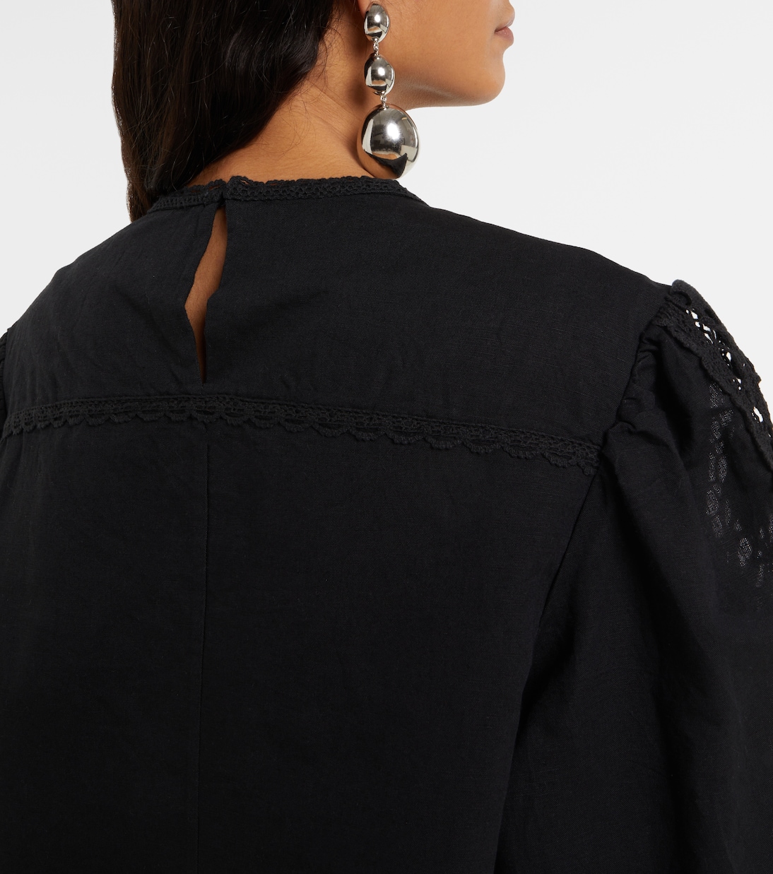 Blouse Valmira brodée en lin et coton | Marant Etoile