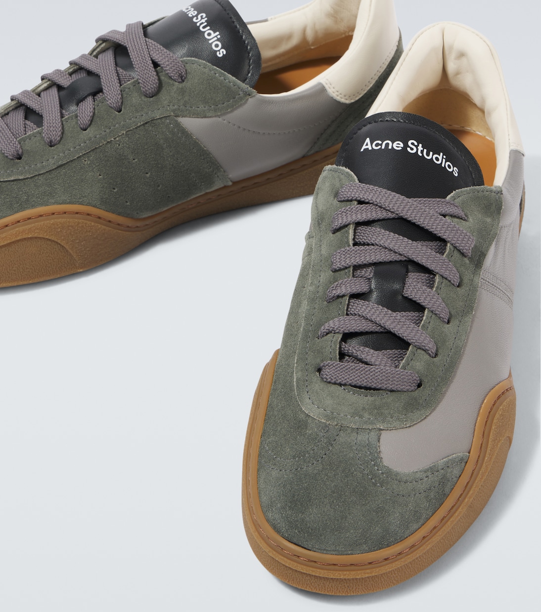 Baskets Bars M en cuir et daim | Acne Studios