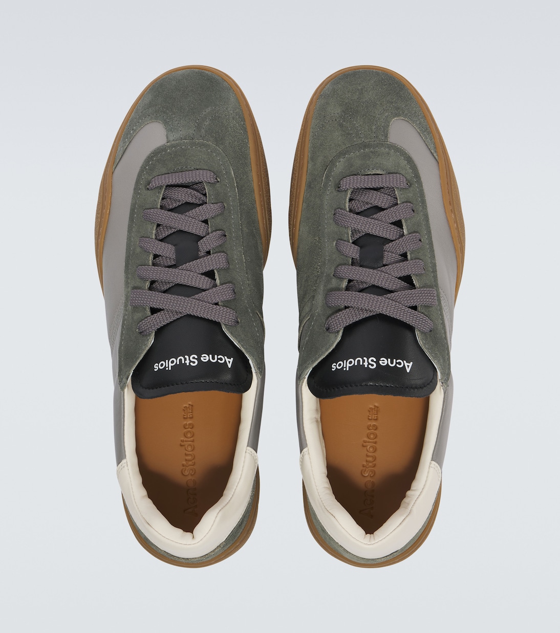 Baskets Bars M en cuir et daim | Acne Studios