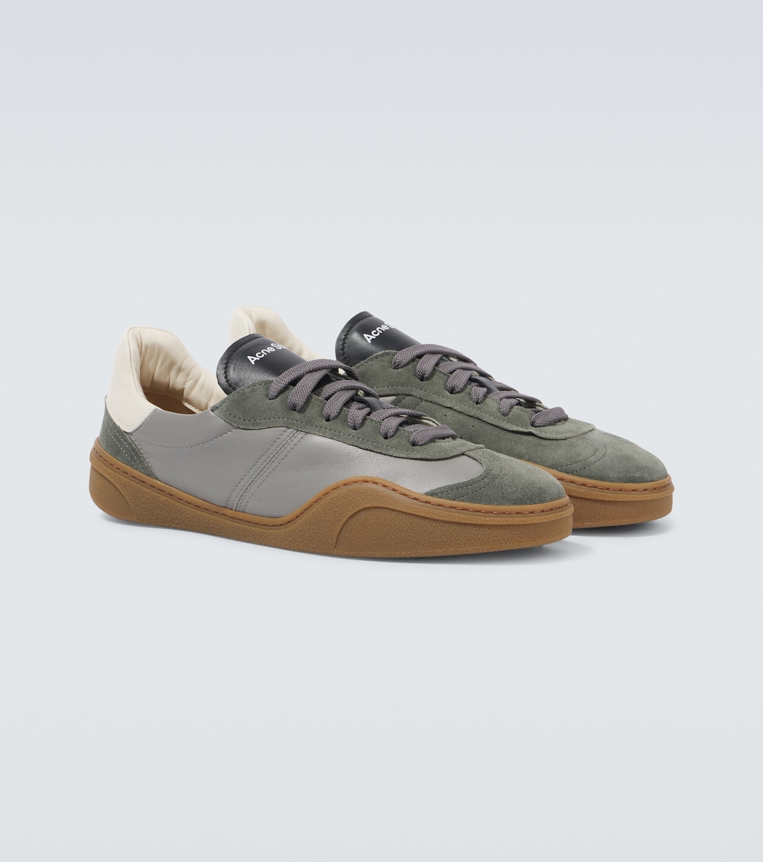 Baskets Bars M en cuir et daim | Acne Studios
