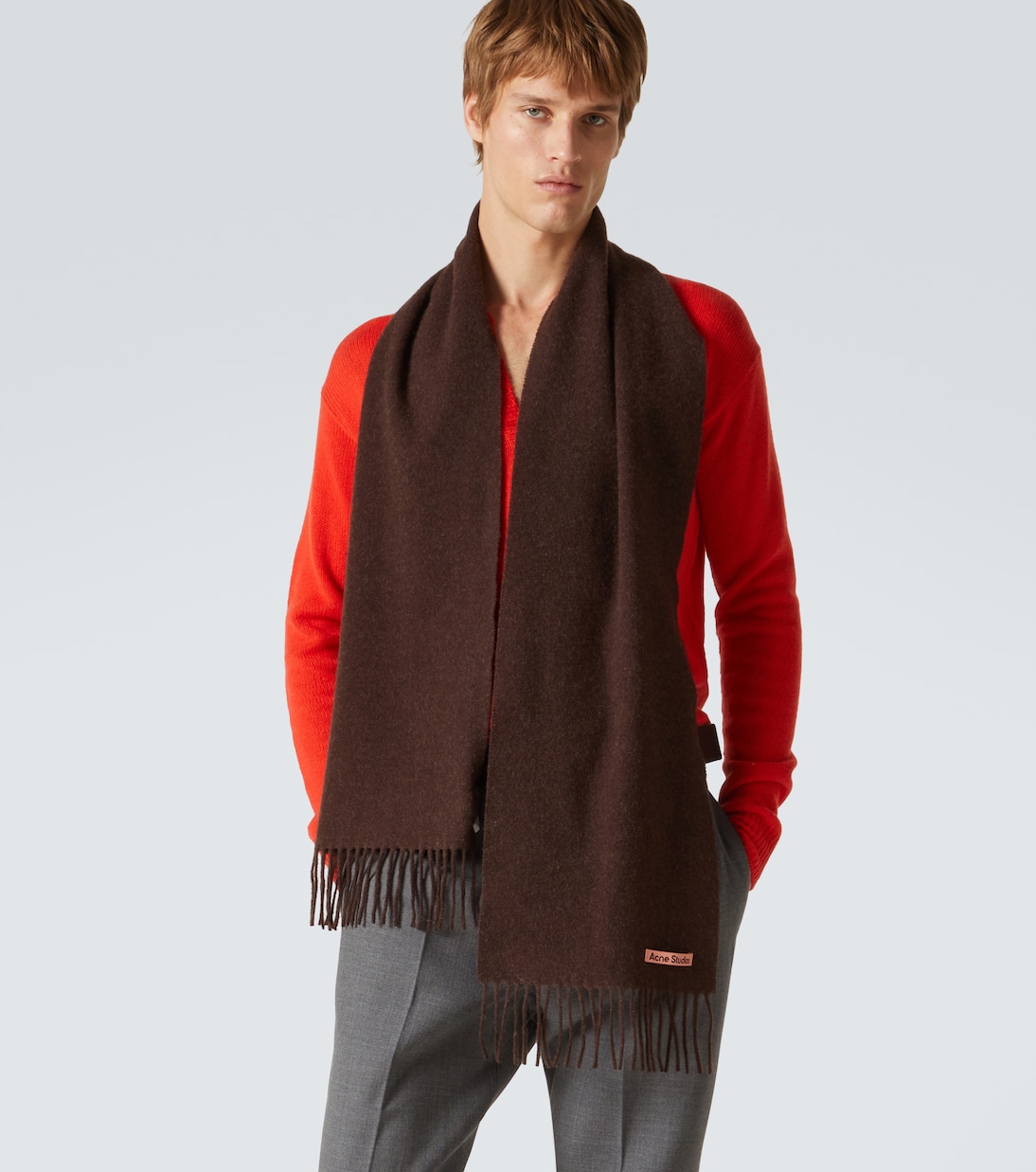 Fringed wool scarf | Acne Studios