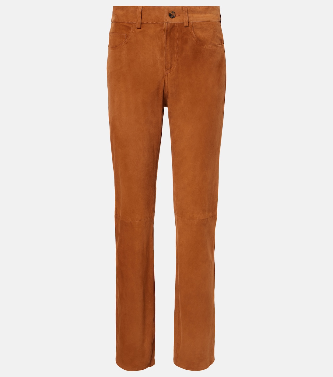 Pantaloni regular Viva Paso in suede | Blazé Milano