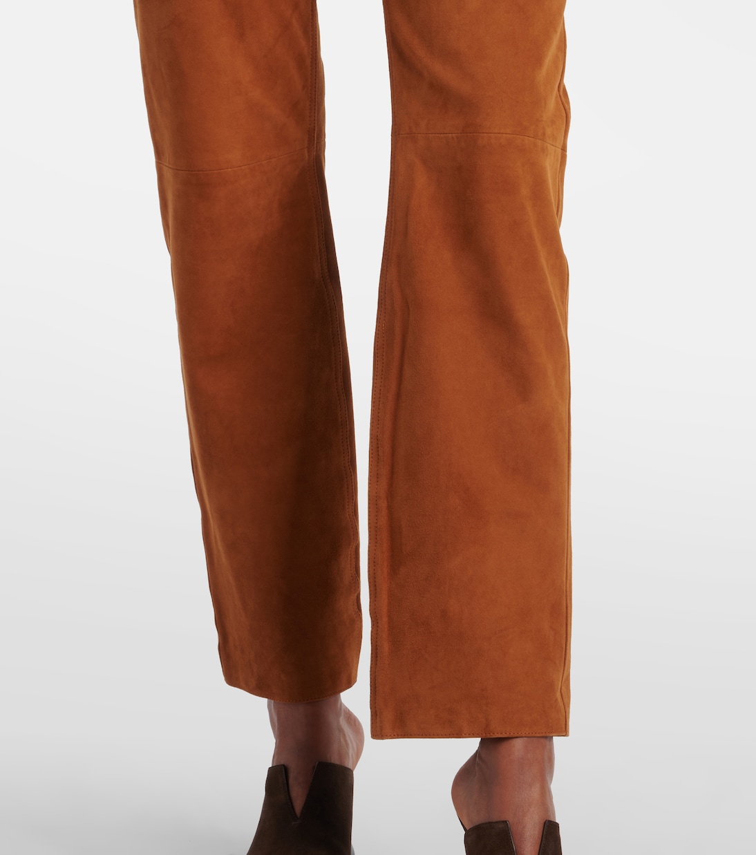 Pantaloni regular Viva Paso in suede | Blazé Milano