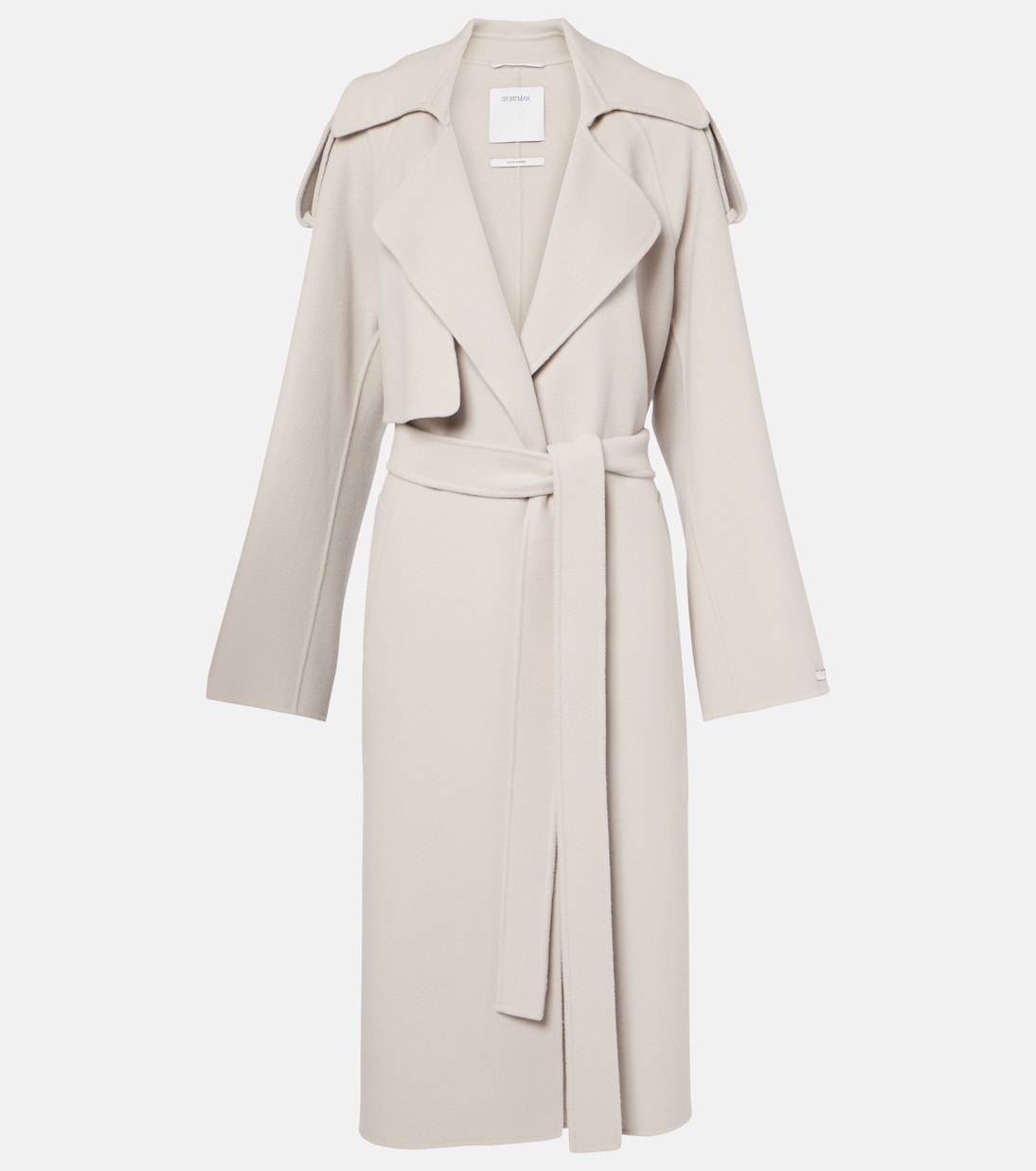 Abrigo Fiore de lana virgen con cinturón | Sportmax