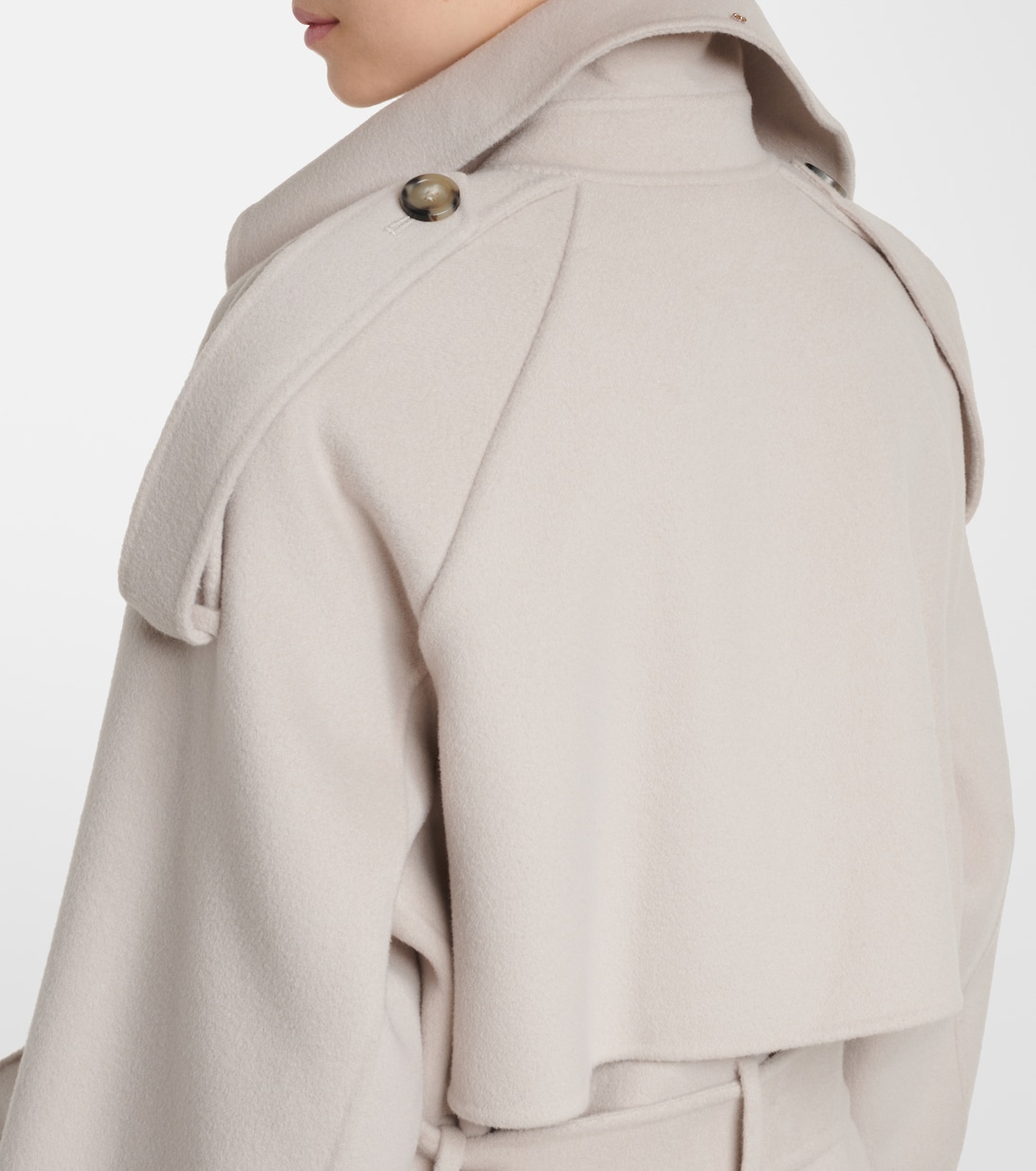 Abrigo Fiore de lana virgen con cinturón | Sportmax