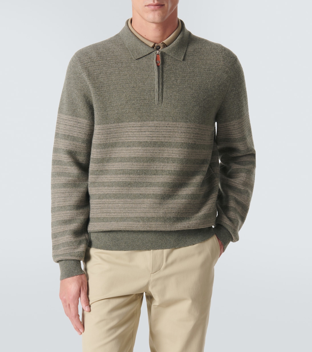 Polopullover Oggebbio aus Wolle und Baumwolle | Loro Piana