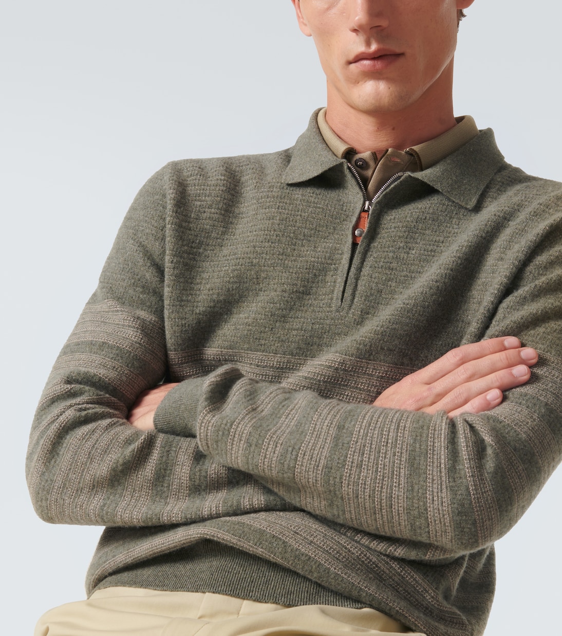 Polopullover Oggebbio aus Wolle und Baumwolle | Loro Piana