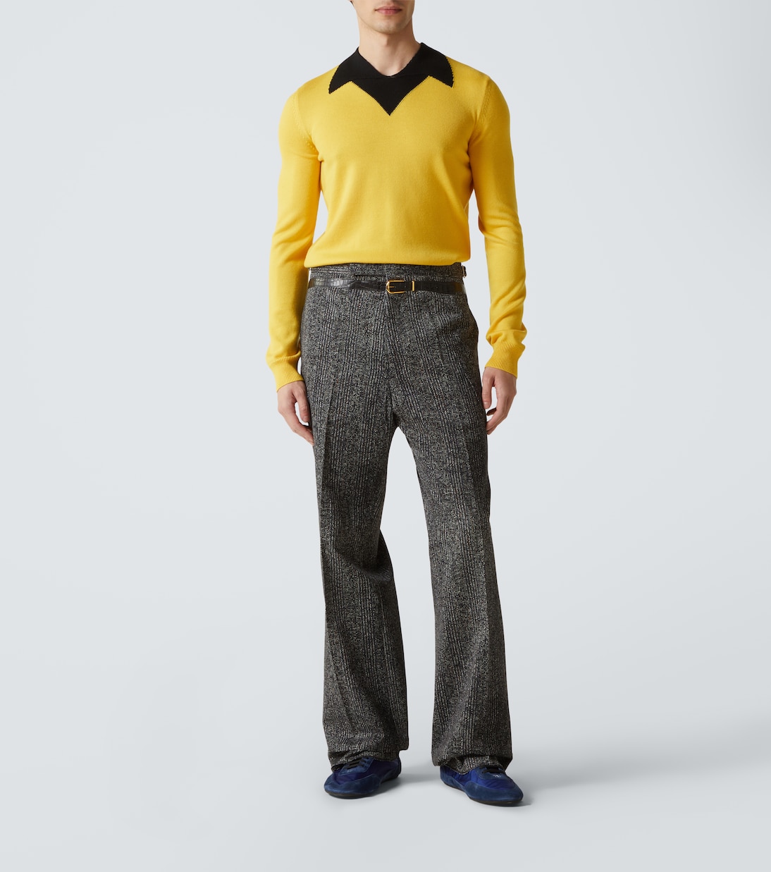 Weite Hose aus Baumwoll-Gabardine | Prada