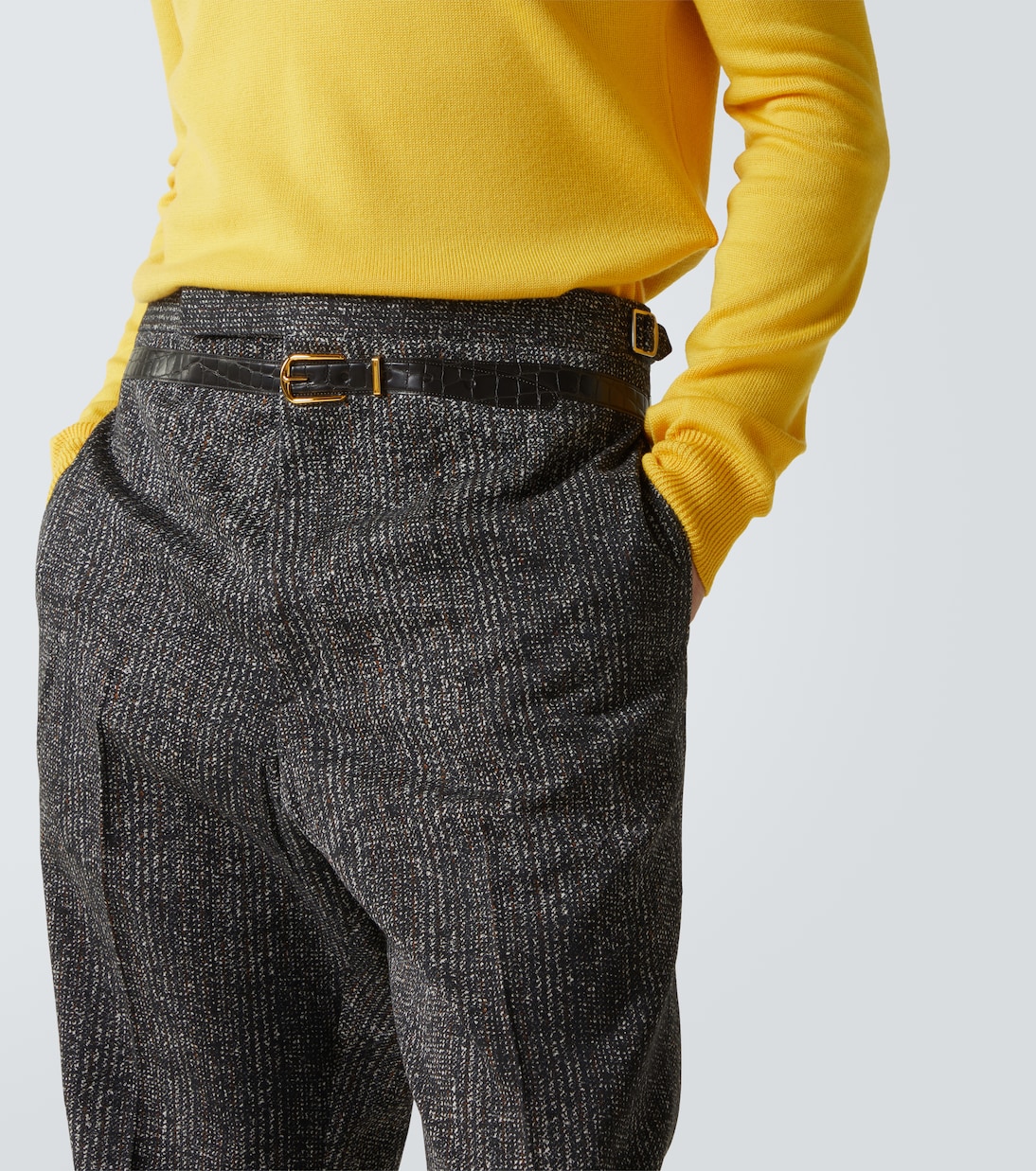 Weite Hose aus Baumwoll-Gabardine | Prada