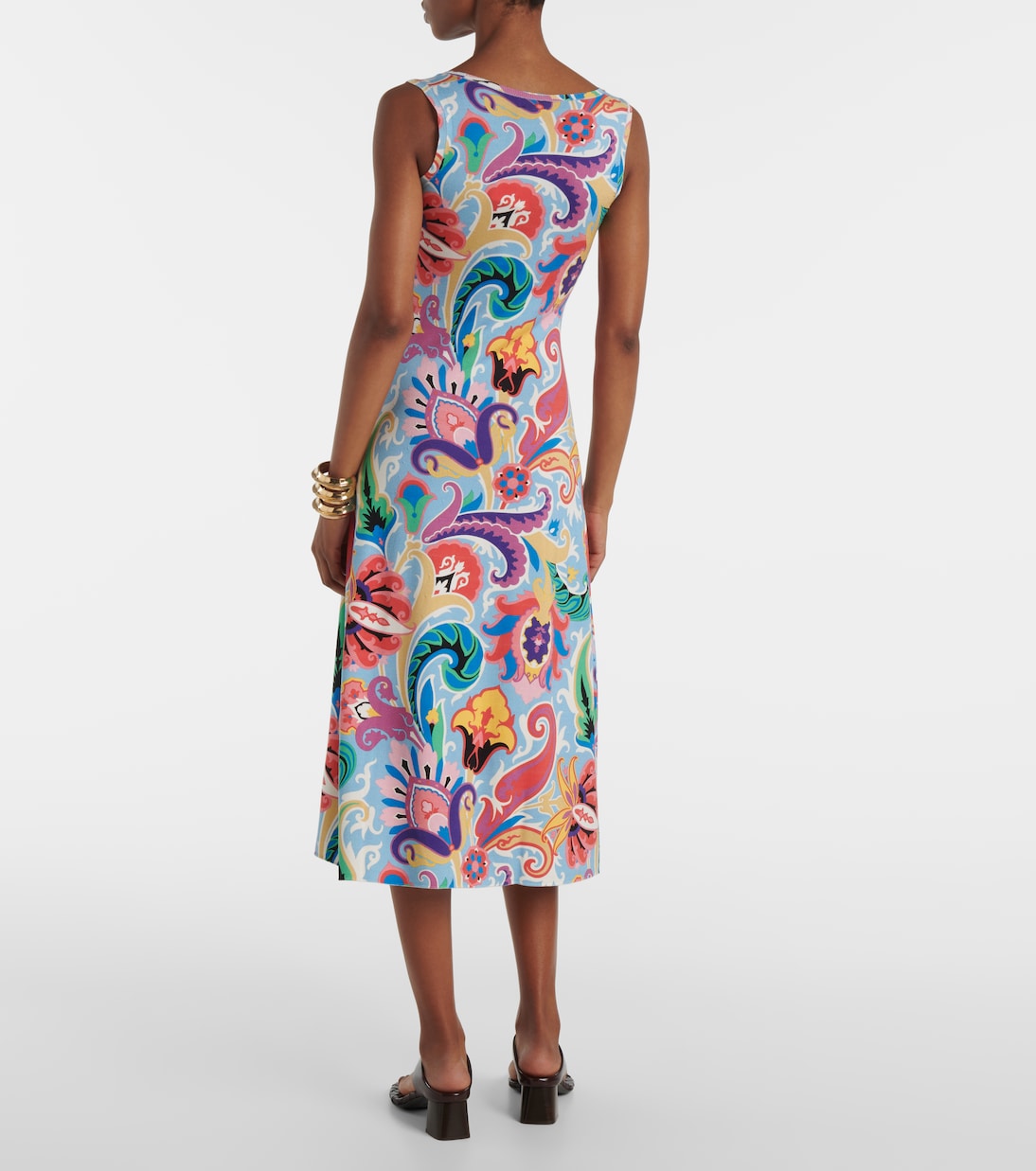 Midikleid aus einem Seidengemisch | Etro