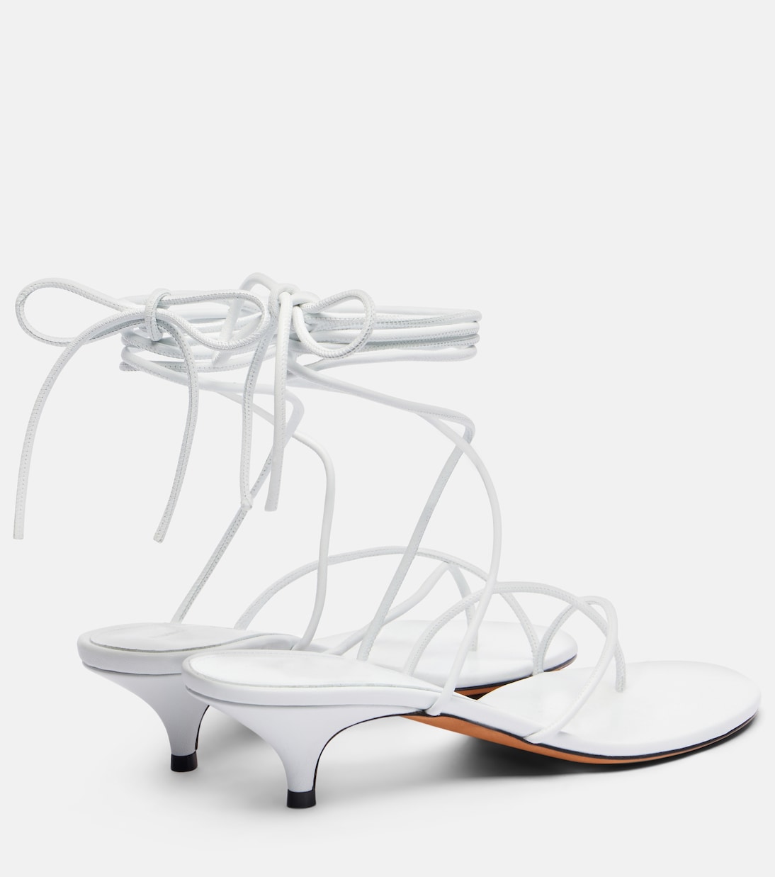 Slash Tie 40 leather sandals | Proenza Schouler