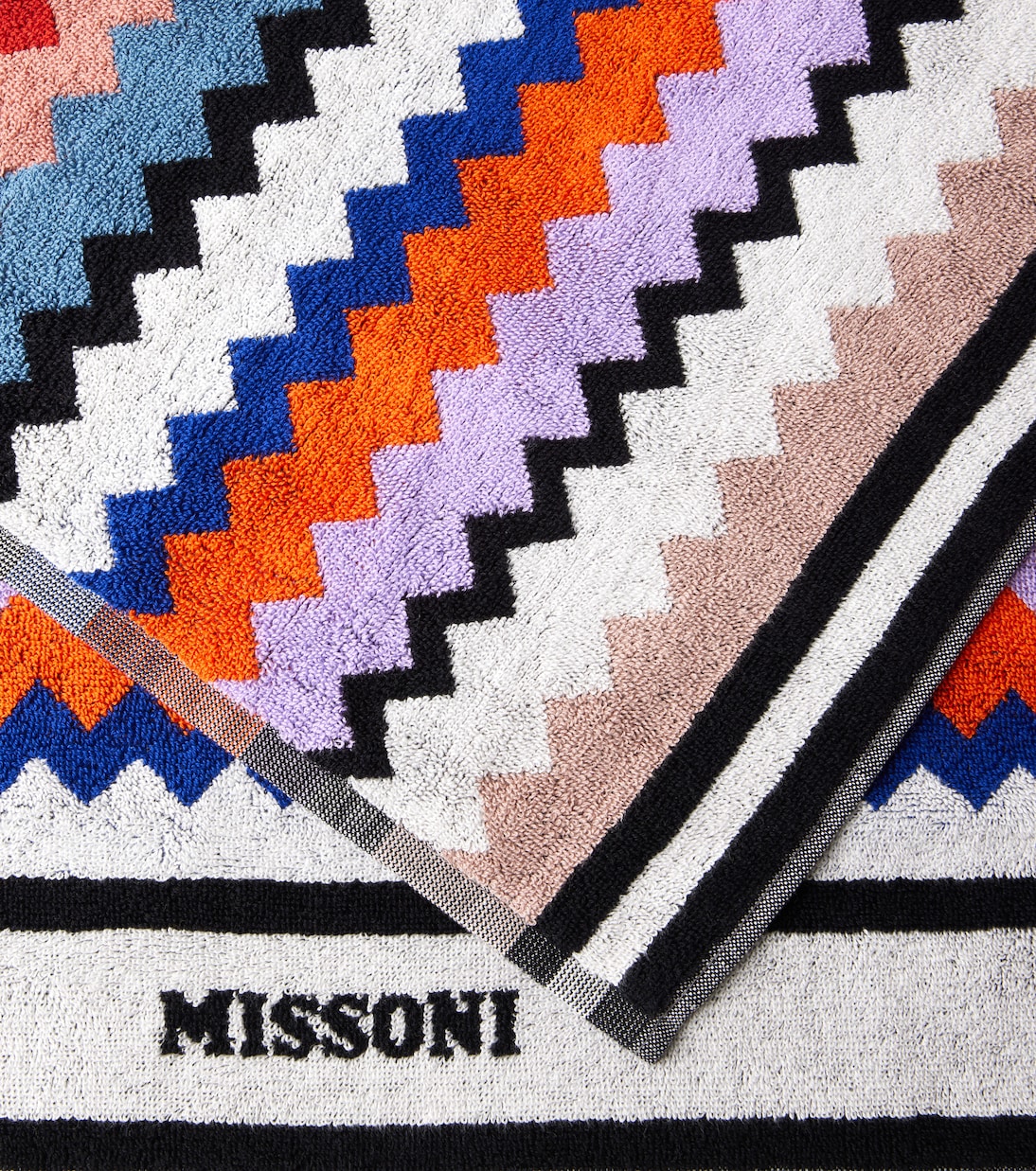 Riverbero Zigzag terry beach towel | Missoni