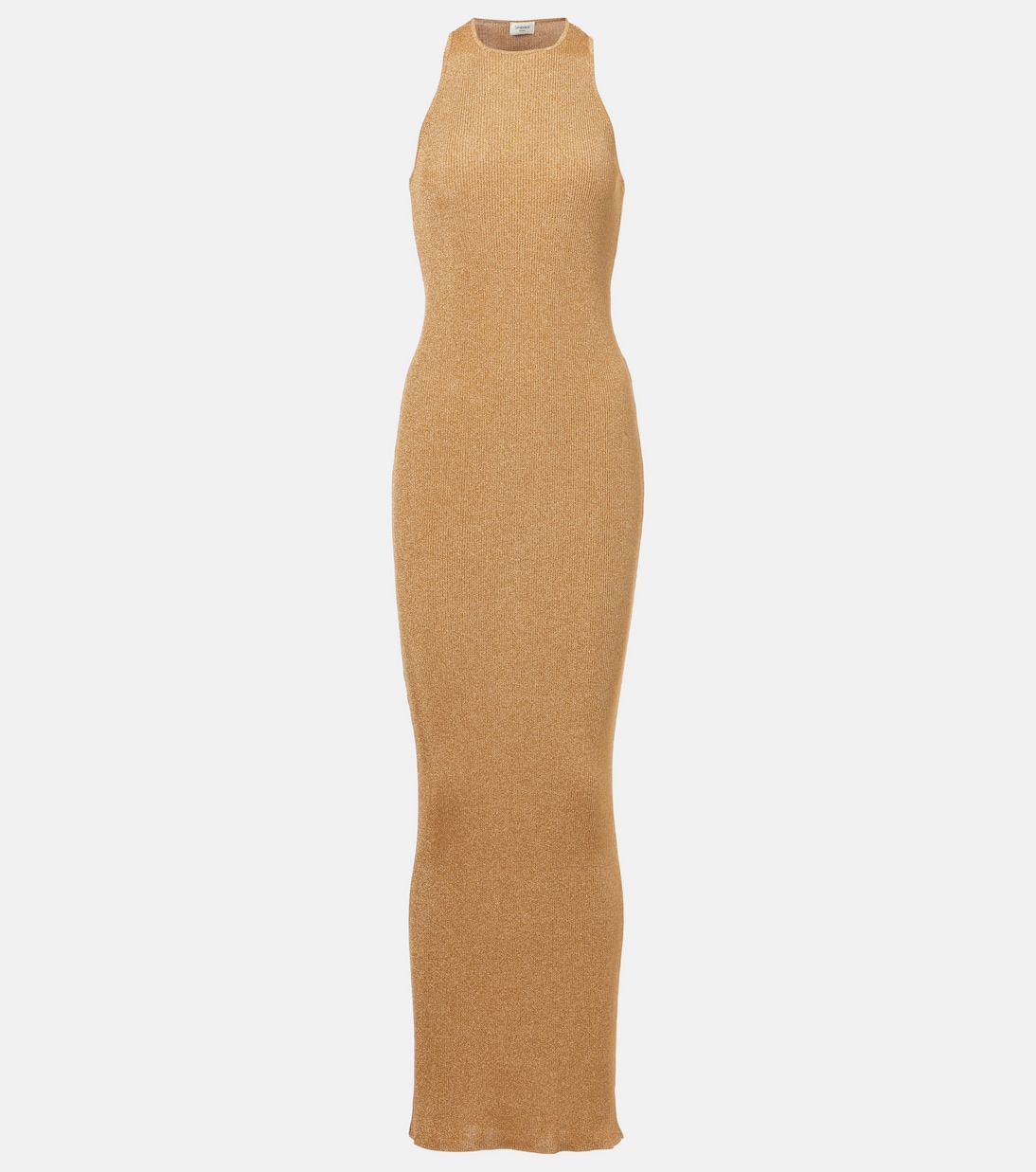 Robe longue en lamé | Saint Laurent