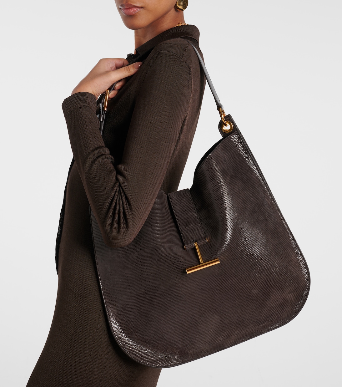Borsa Tara Large in pelle | Tom Ford
