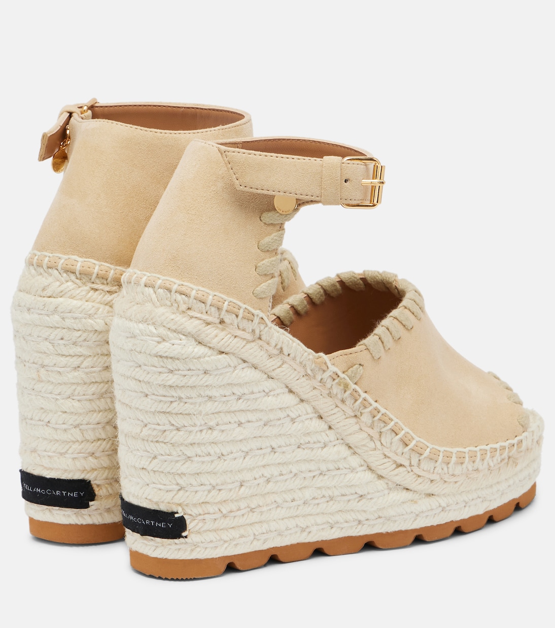 Faux suede wedge espadrilles | Stella McCartney