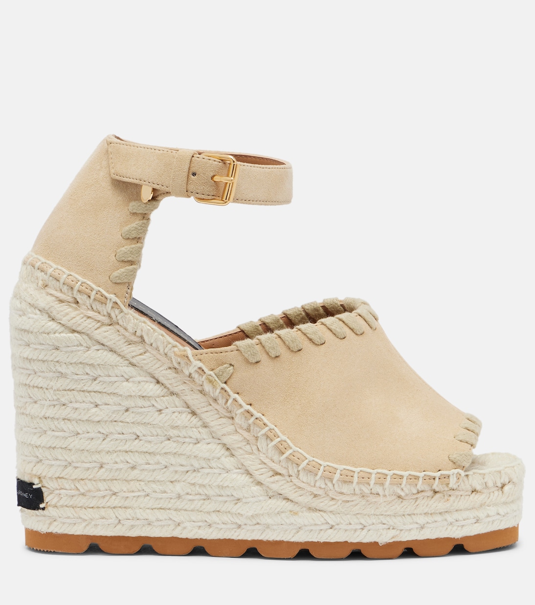 Faux suede wedge espadrilles | Stella McCartney
