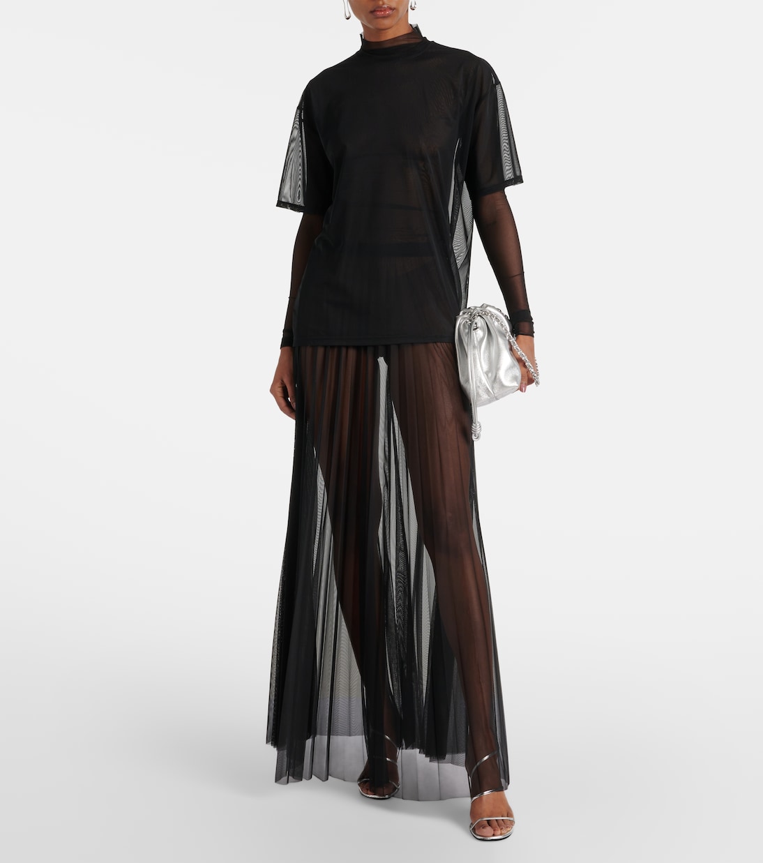 Top Tulia de malla transparente | The Frankie Shop