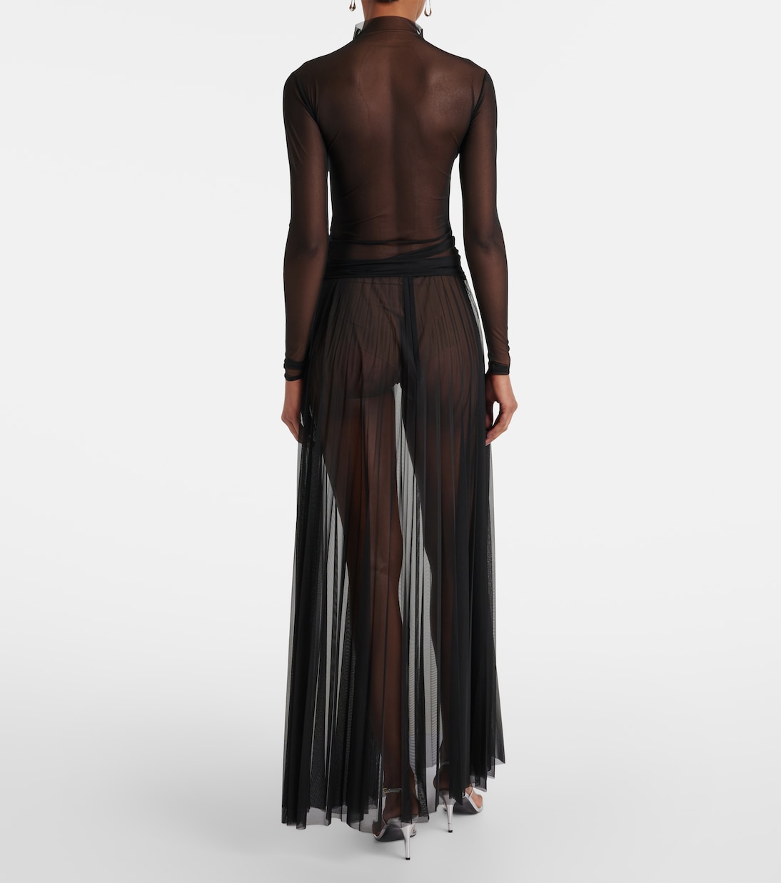 Top Tulia de malla transparente | The Frankie Shop