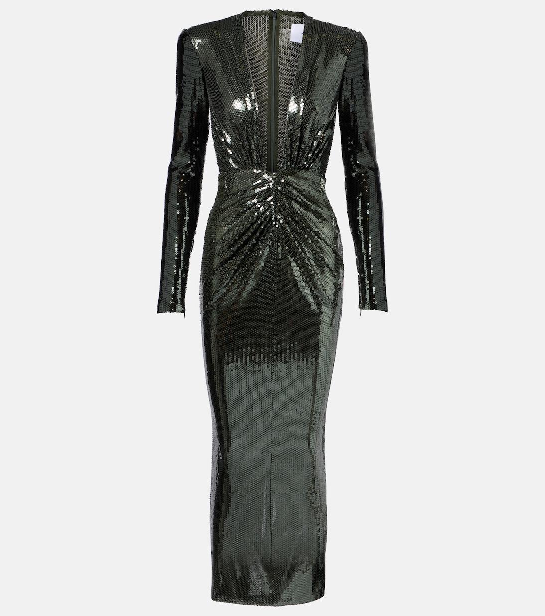 Gathered sequined gown | Alex Perry