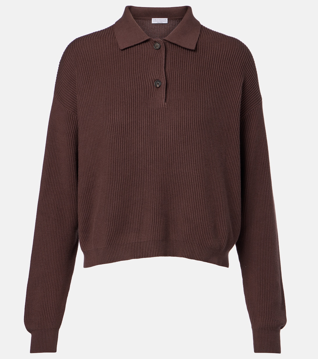 Polopullover aus Baumwolle | Brunello Cucinelli