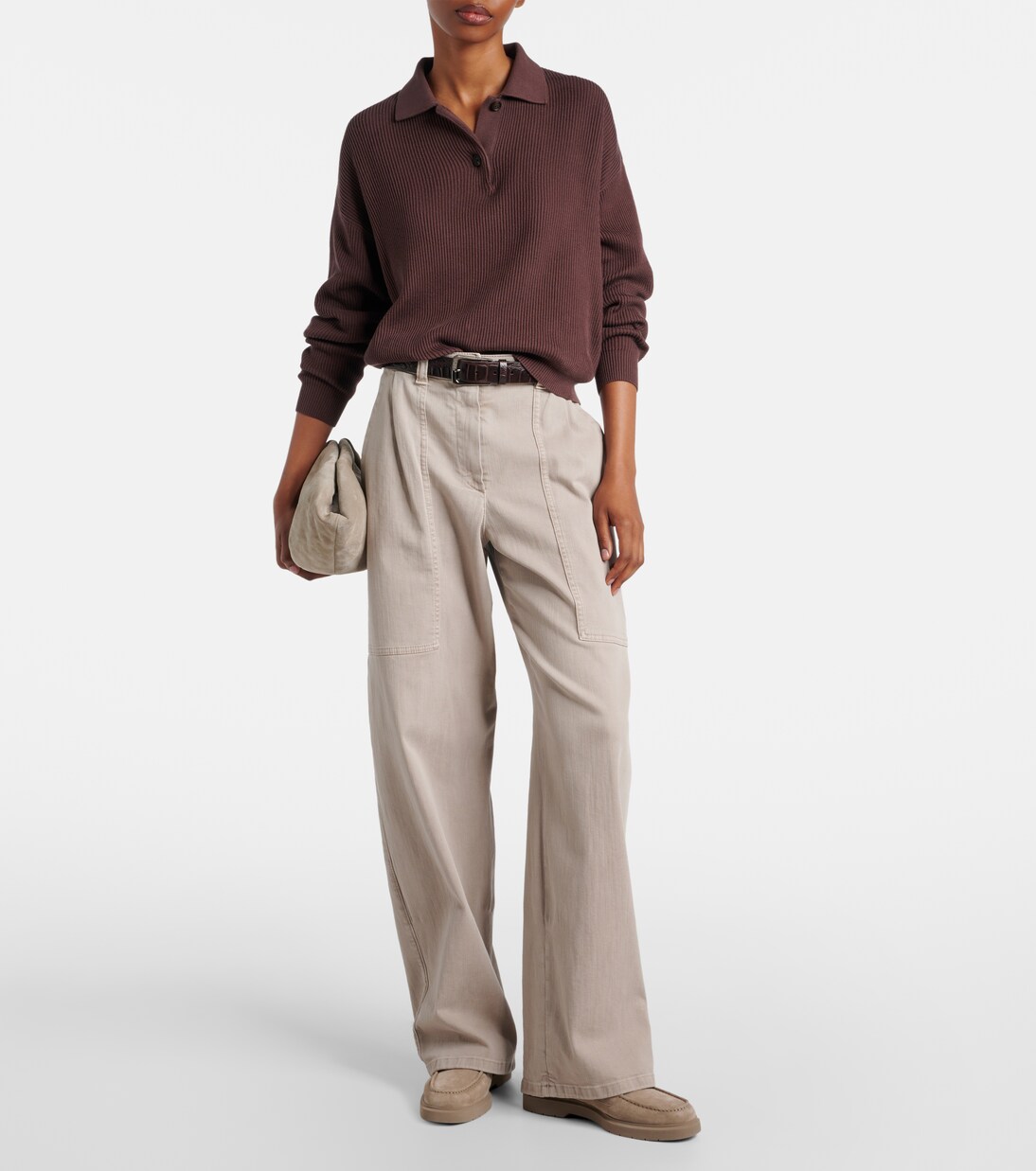 Polopullover aus Baumwolle | Brunello Cucinelli