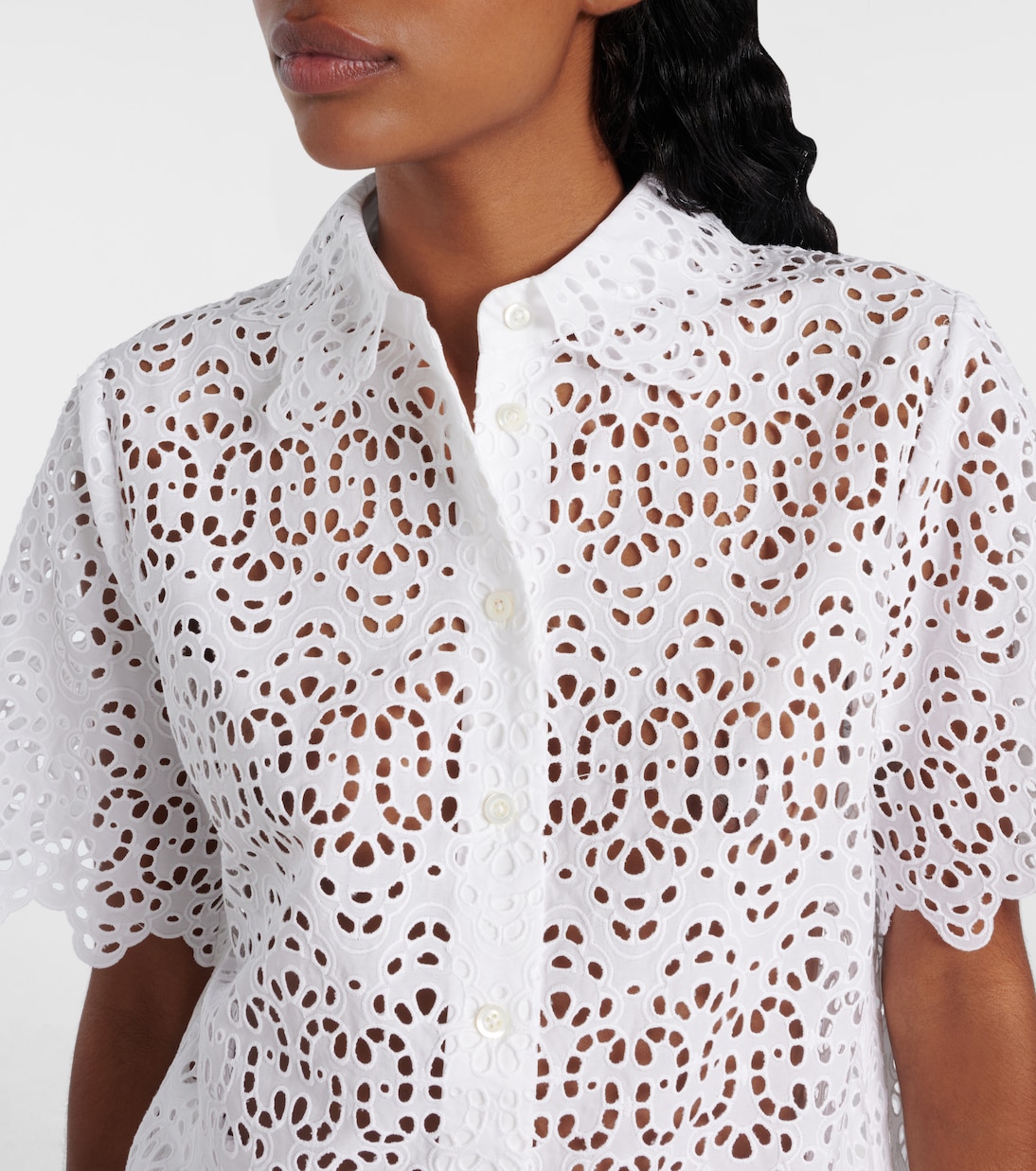 Camicia The Deco Eyelet in cotone | Frame