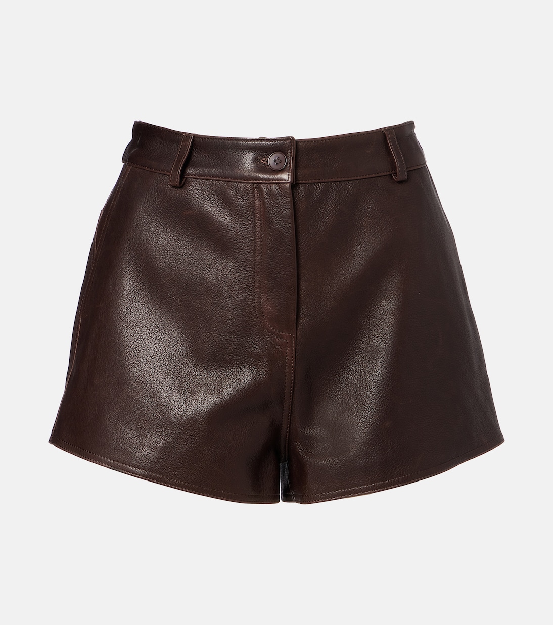 Short Leontine en cuir | Nour Hammour