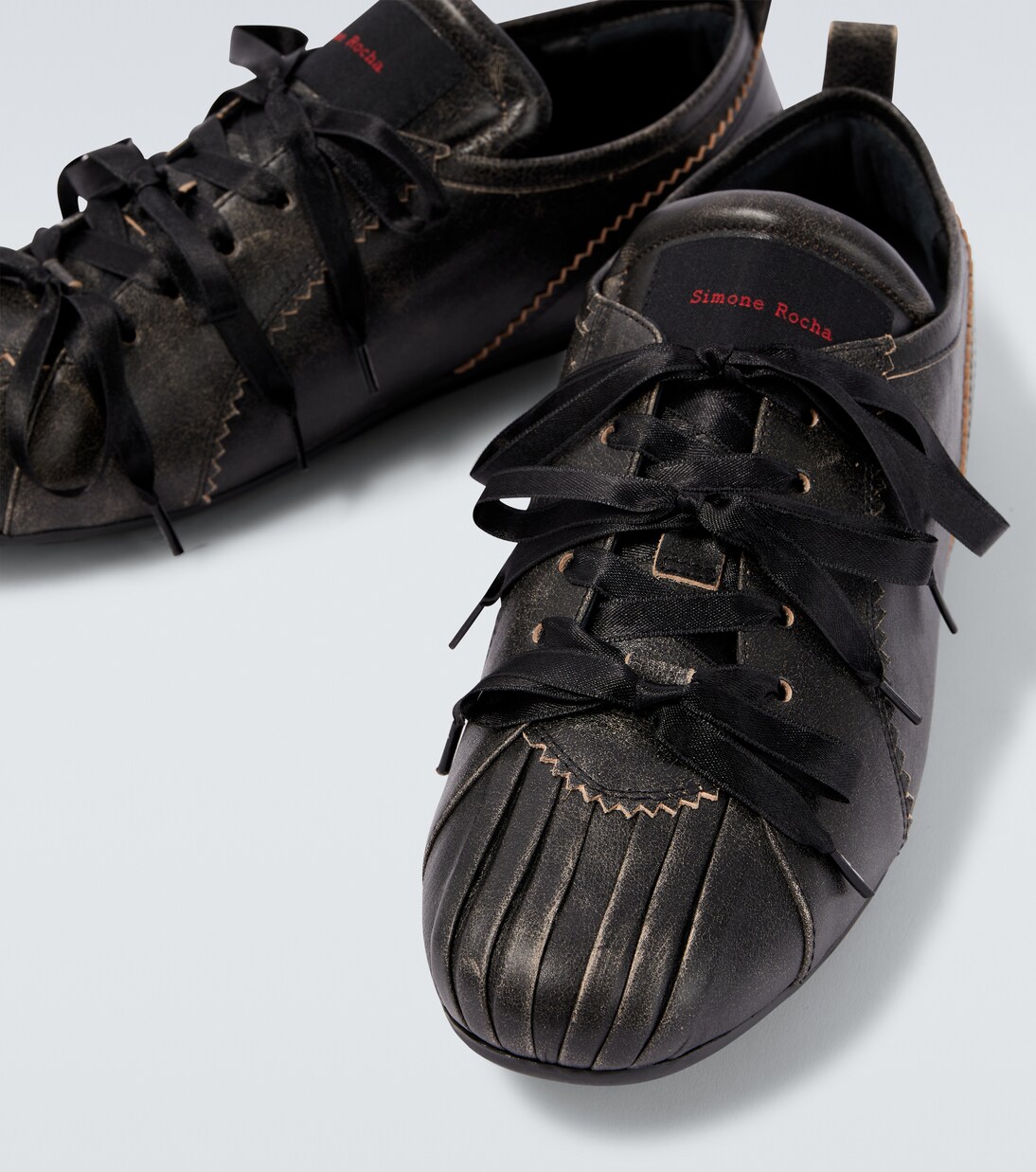 Ballerina Grip leather sneakers | Simone Rocha