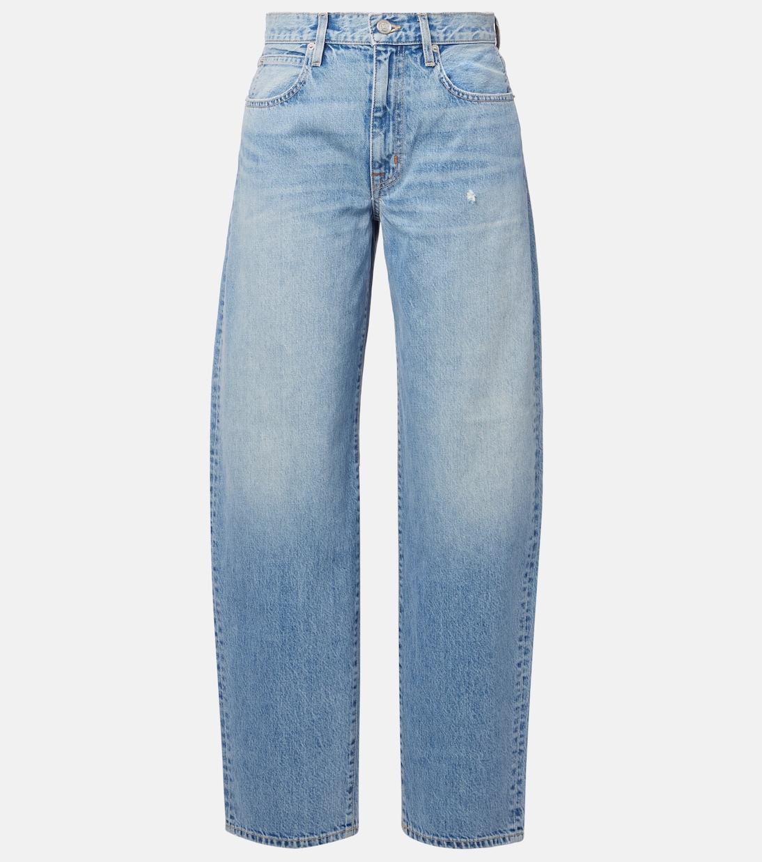 Ella mid-rise barrel-leg jeans | Slvrlake