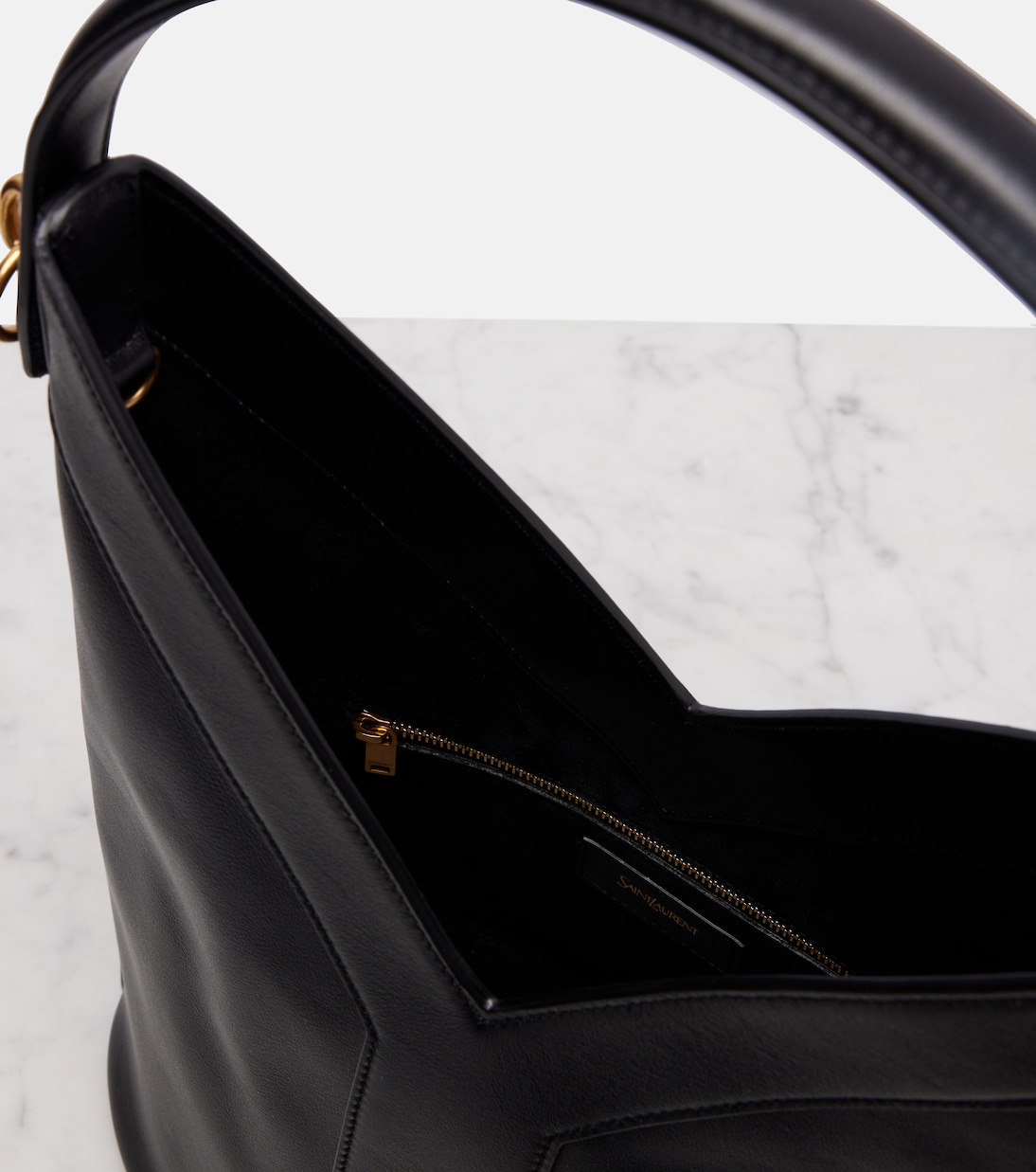 Sac seau Y en cuir | Saint Laurent