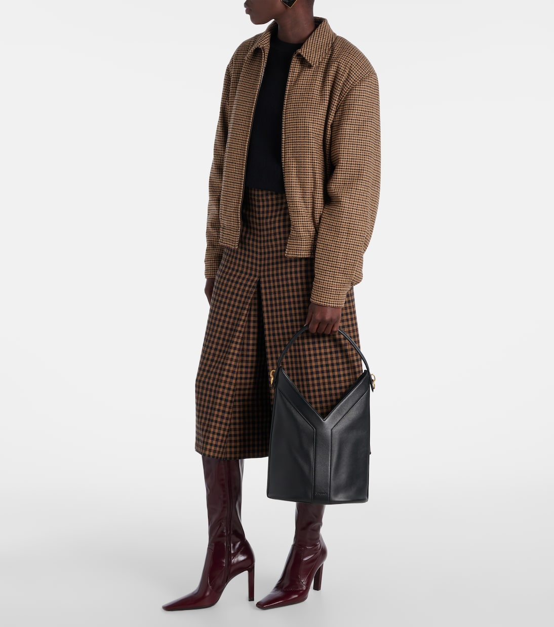 Sac seau Y en cuir | Saint Laurent