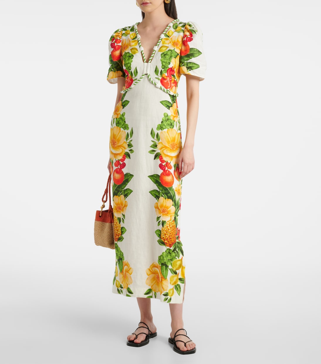 Maxikleid aus Leinen | Farm Rio
