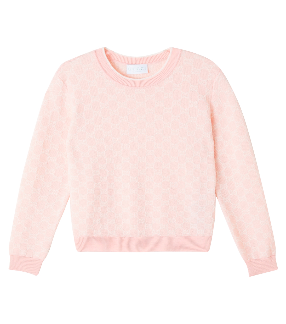 Pullover in jacquard di lana GG | Gucci Kids