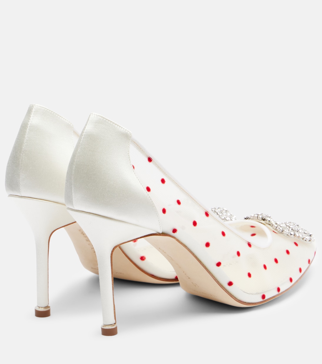 Pumps Hangisi 90 mit Kristallen | Manolo Blahnik