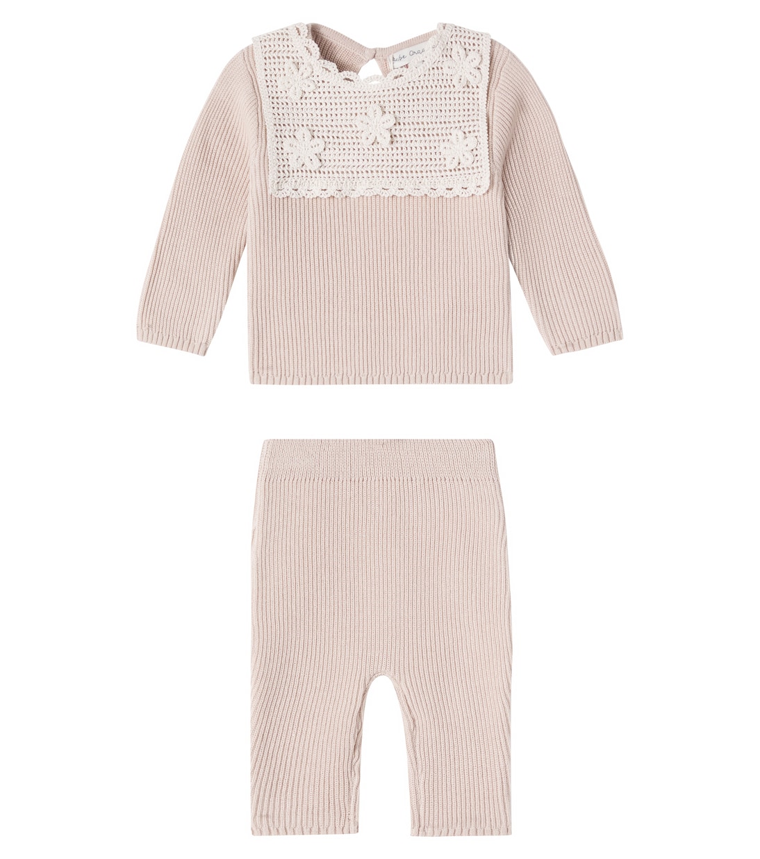 Baby Set Lucette aus Pullover und Hose aus Baumwolle | Bebe Organic