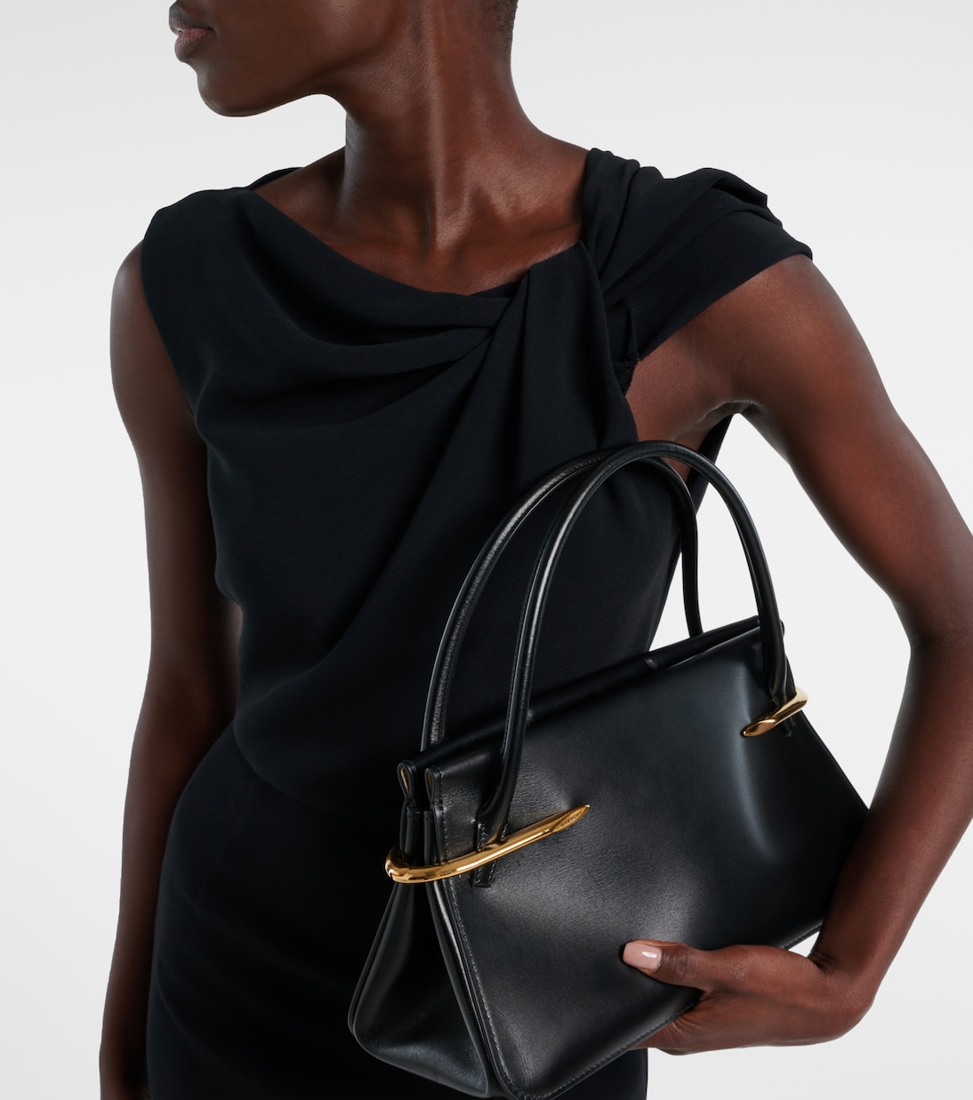 Pinch Small leather tote bag | Givenchy