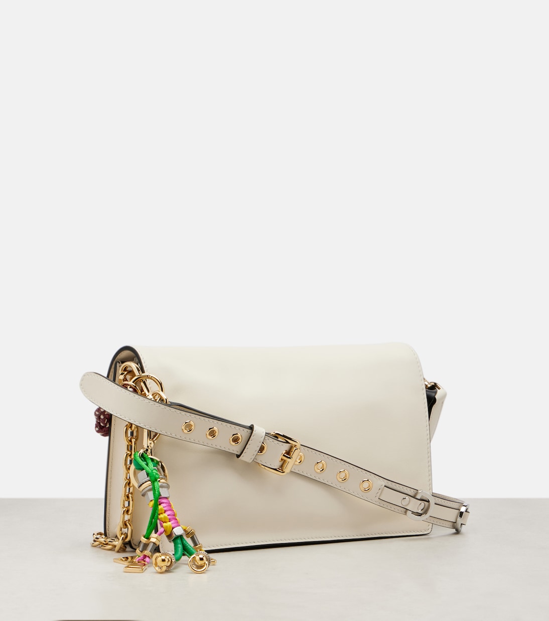Schultertasche Soft Sound Small aus Leder | Prada