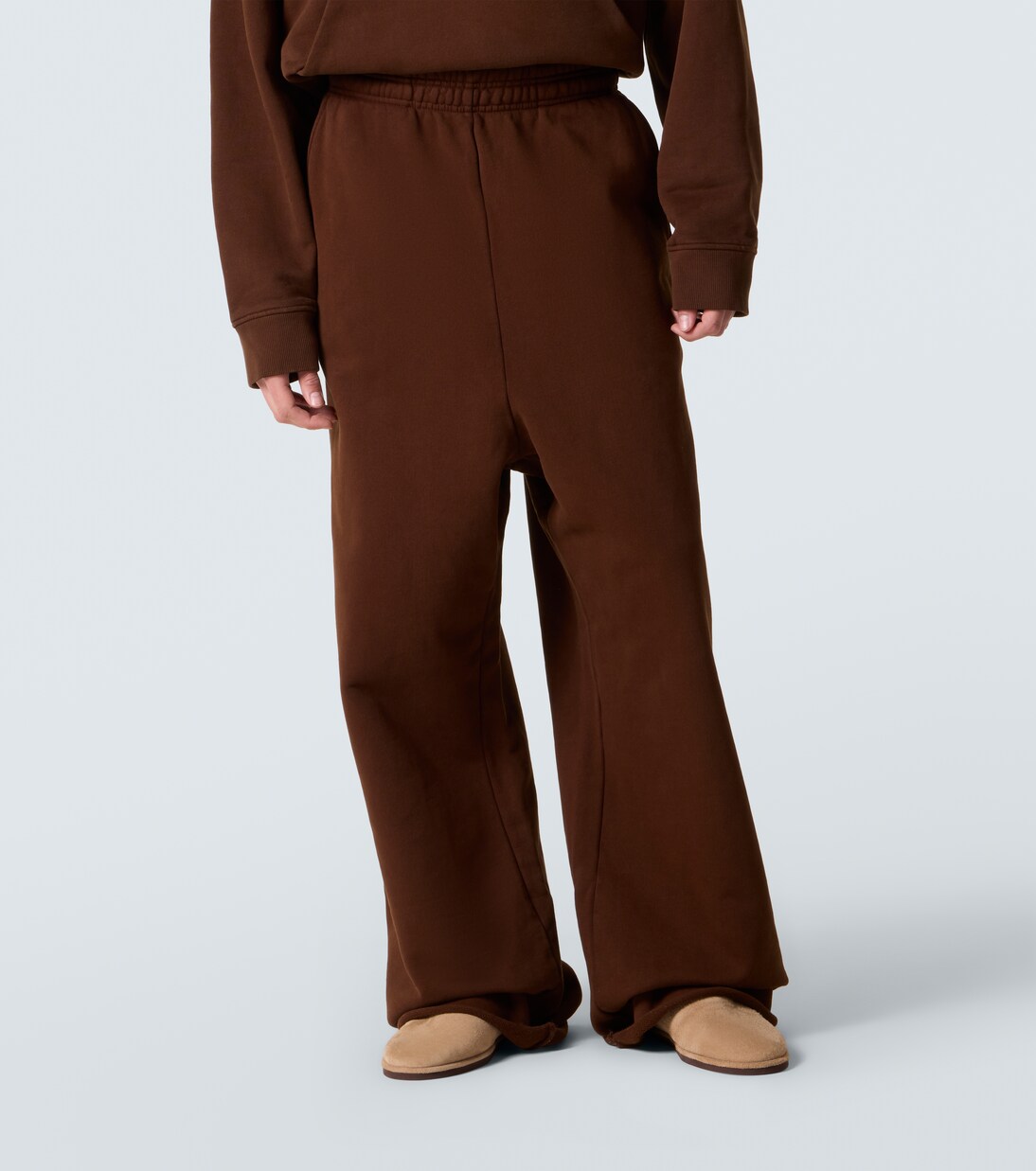 Cotton wide-leg sweatpants | Entire Studios
