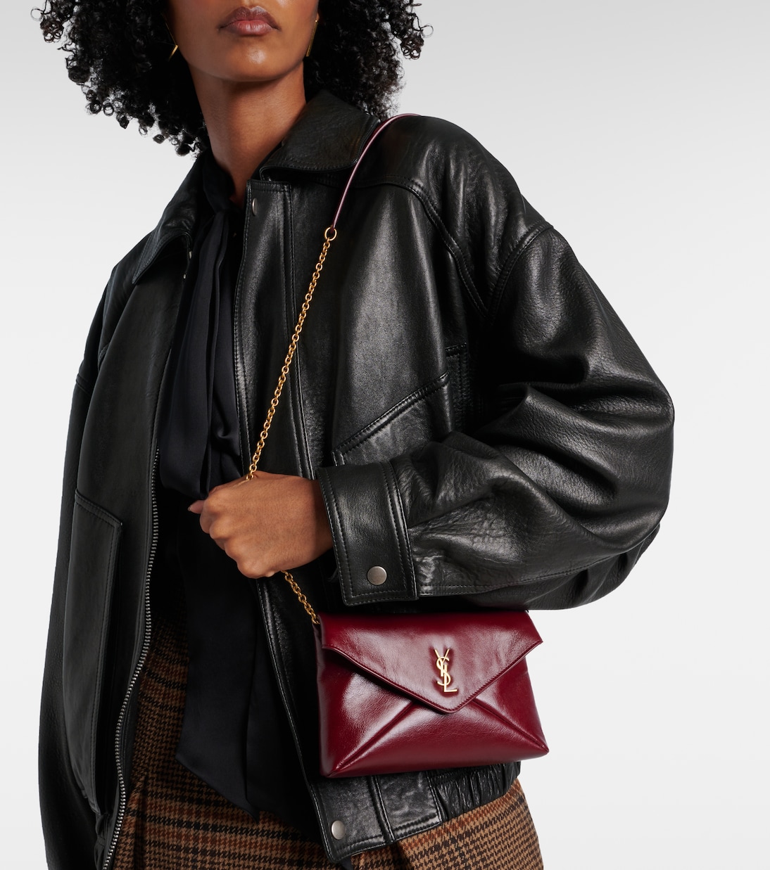 Sac Cassandre Mini en cuir | Saint Laurent