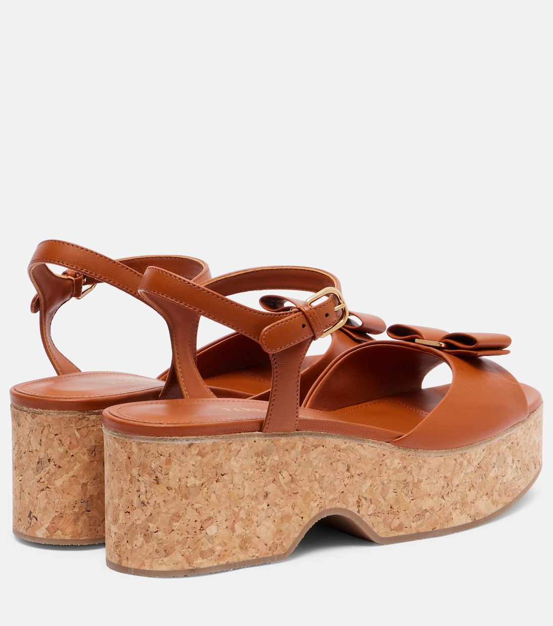 Sandales compensées Selna en cuir | Ferragamo