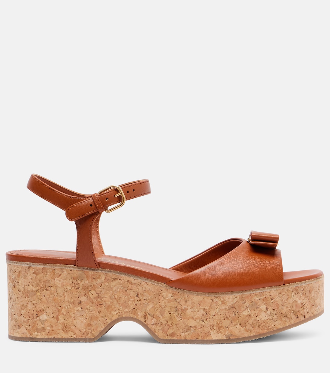 Sandales compensées Selna en cuir | Ferragamo