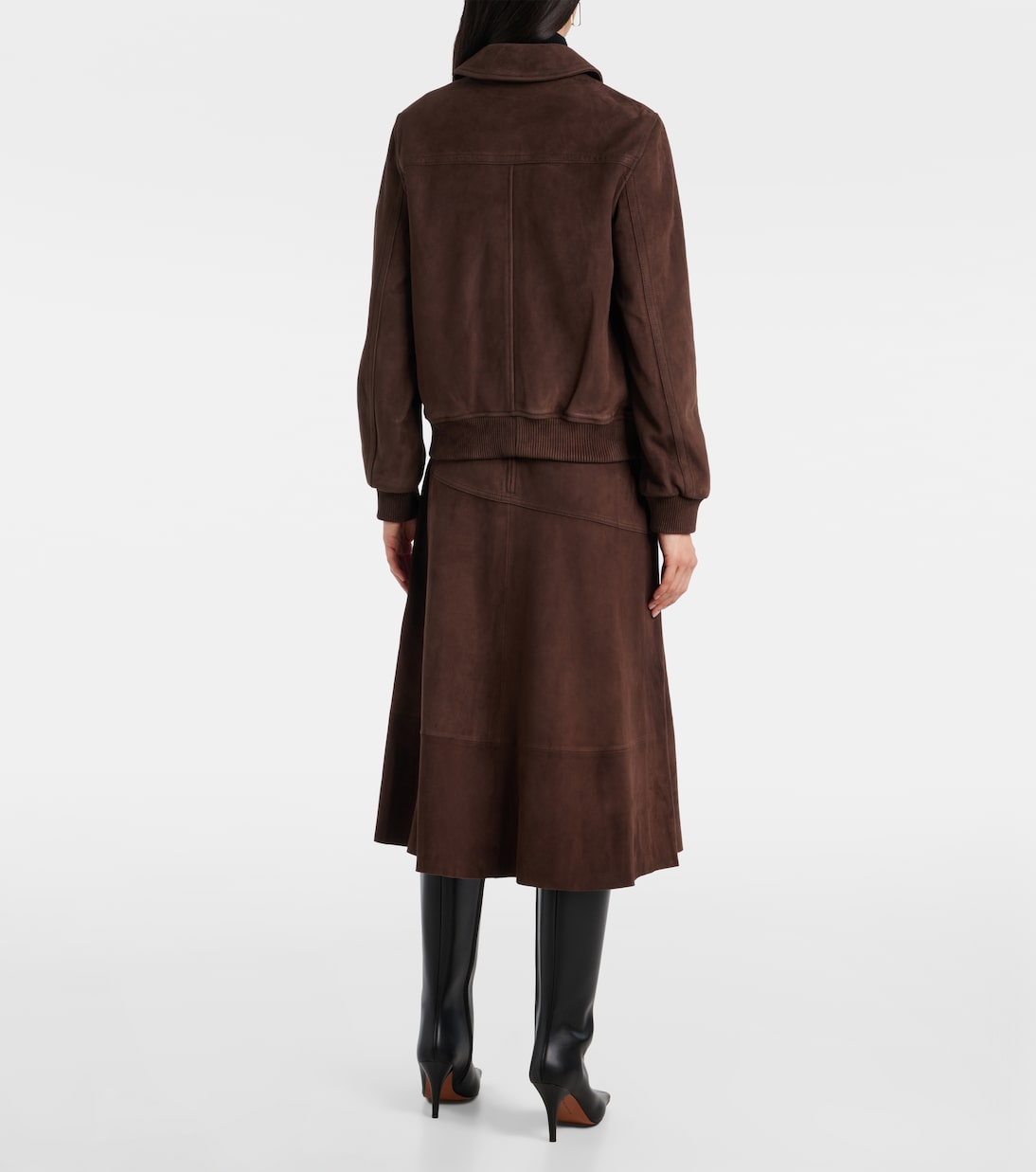 Bomberjacke aus Veloursleder | Yves Salomon