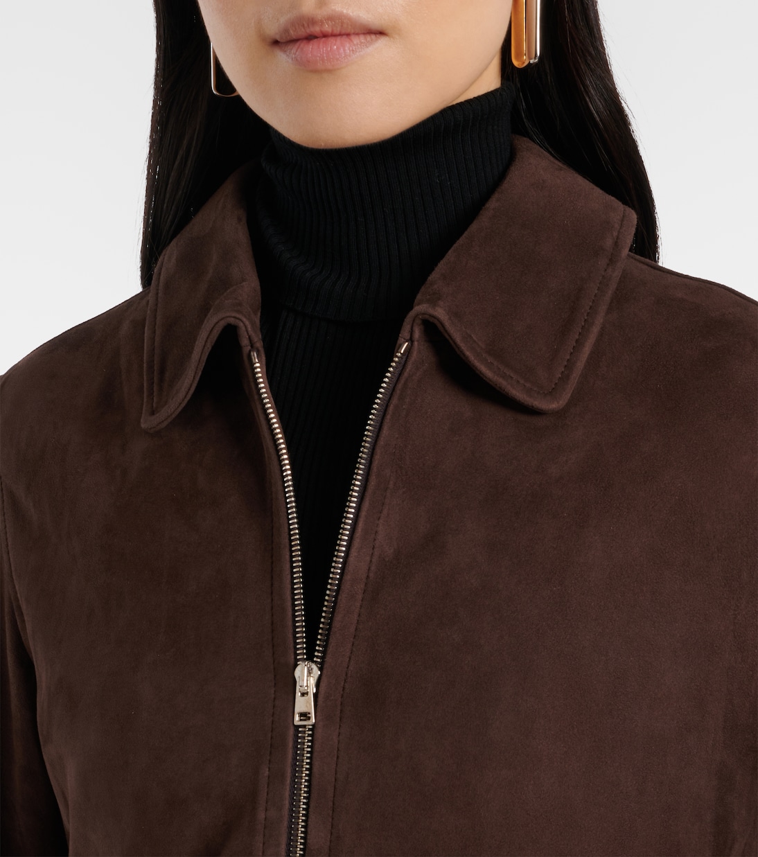 Bomberjacke aus Veloursleder | Yves Salomon