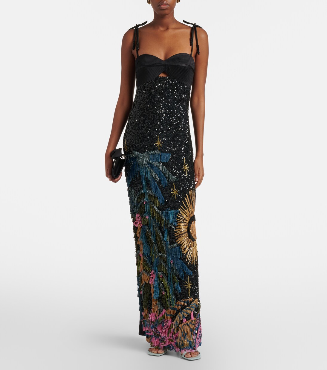 Embellished silk-blend gown | Johanna Ortiz