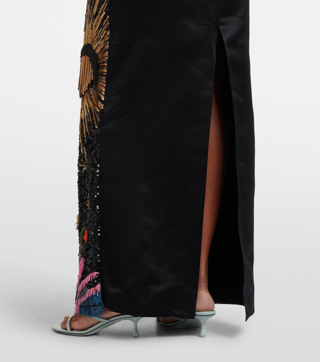 Embellished silk-blend gown | Johanna Ortiz