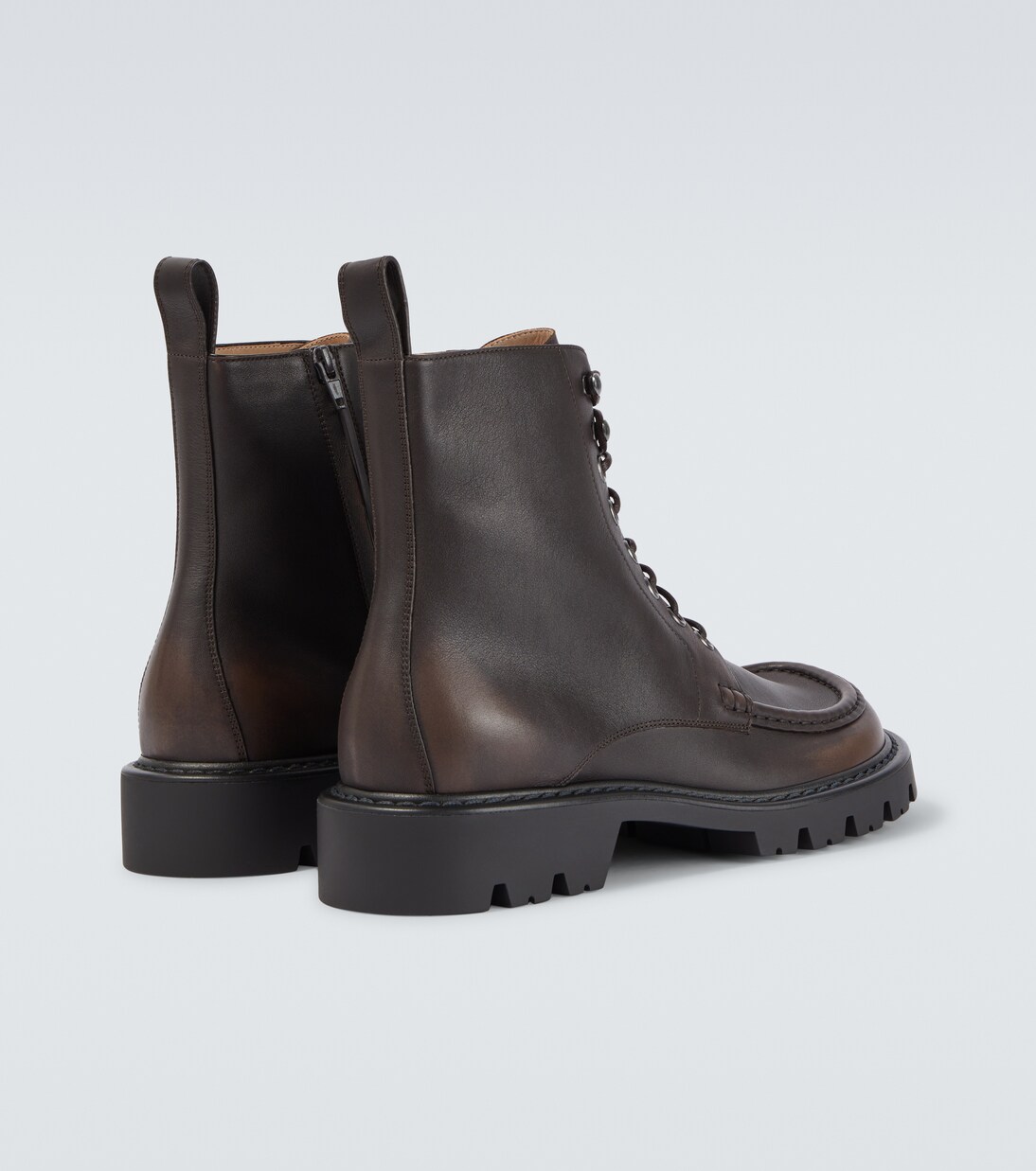 Sierra leather combat boots | Loewe