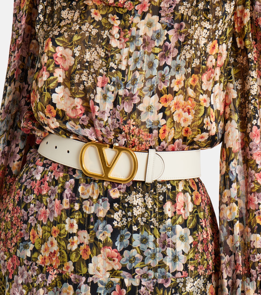 Cinturón de piel reversible con VLogo | Valentino Garavani